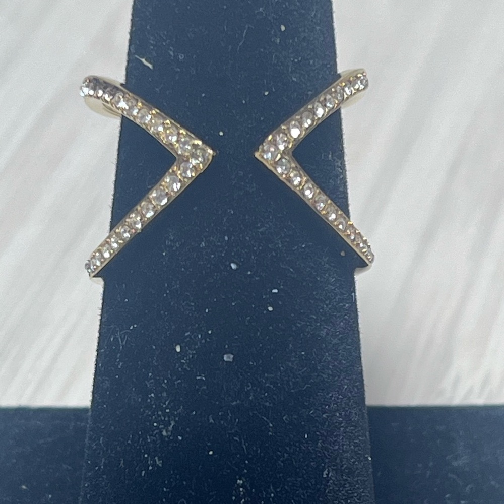 Michael Kors Gold Rhinestone Ring